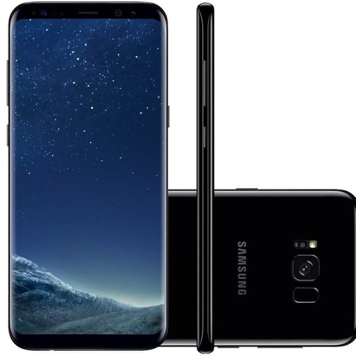 Smartphone Samsunggalaxys8plus Preto6,2câmera12mp1ano Garant