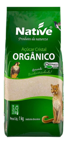 Açúcar Orgânico Cristal Native 1kg