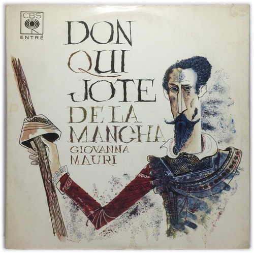Vinilo Giovanna Mauri Don Quijote De La Mancha Lp Argentina