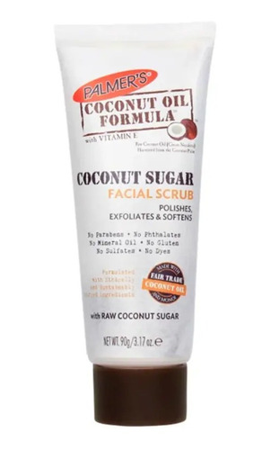 Exfoliante Facial Palmer's Coconut Oil Azúcar De Coco 90 G