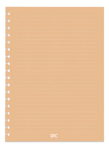 Refil Pautado P/ Caderno Smart Laranja - Dac
