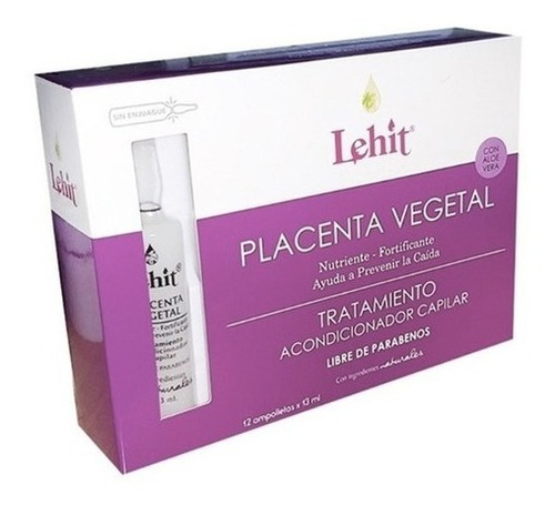 Ampolla Placenta Vegetal 12 Und