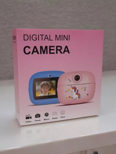 Camara Infantil Con Impresora Digital Instantánea Rosa