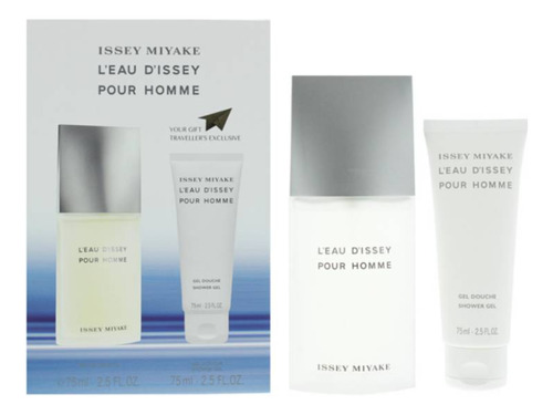 Estuche Issey Miyake Pour Homme 75ml+ 75ml Shower Gel Hombre