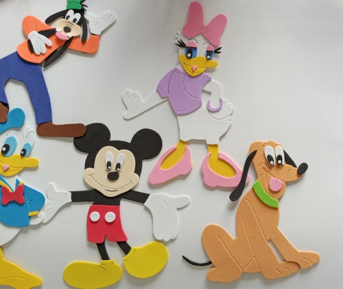 La Casa De Mickey Mouse Minnie Apliques En Goma Eva 20 Cm
