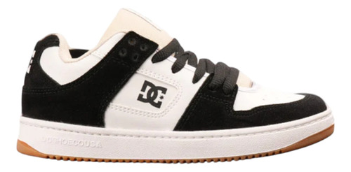 Zapatillas Dc Shoes Modelo Manteca Ss Blanco Negro Mujer