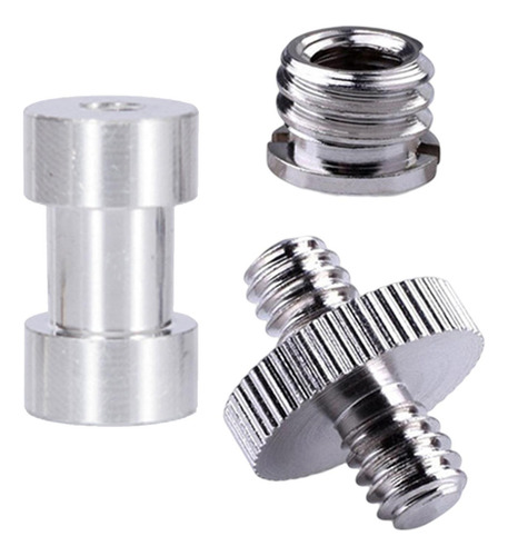3 Adaptador De Montaje De Tornillo Roscado De 2x1/4 3 Piezas
