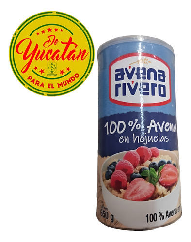 Avena Rivero En Hojuelas De Yucatán En Lata 650g