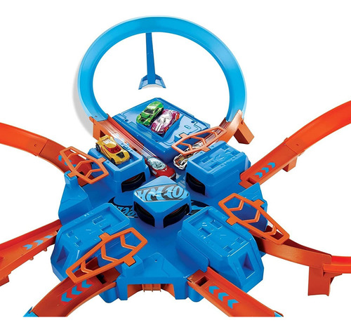 Hot Wheels Set De Pista Entrecruzada Y Choques