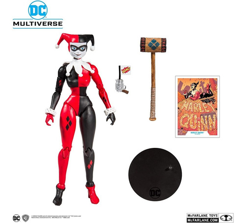 Dc Multiverse - Harley Quinn - 22 Puntos De Articulación