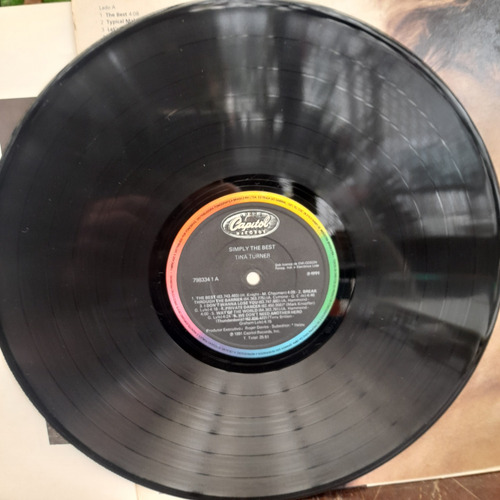 Imagem 3 de 6 de Vinil Lp Simply The Best Tina Turner 1991 Com Encarte