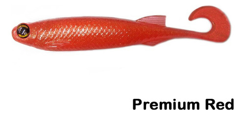 Isca Soft Bass Monster 3x E-shad (15cm) 2 Pçs- Várias Cores Cor Cor - Premium Red
