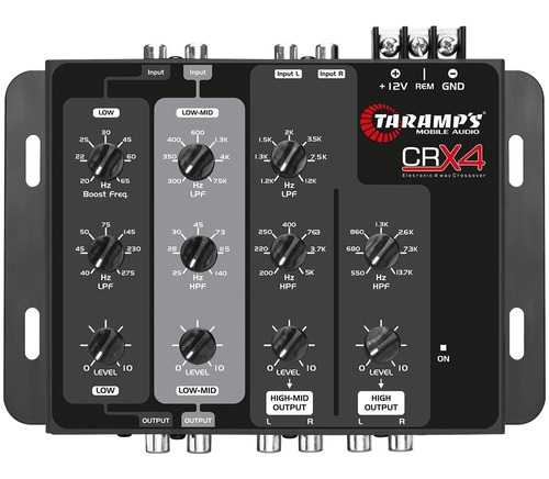 Crossover Taramps Crx 4 4 Vias Mesa Som Automotivo