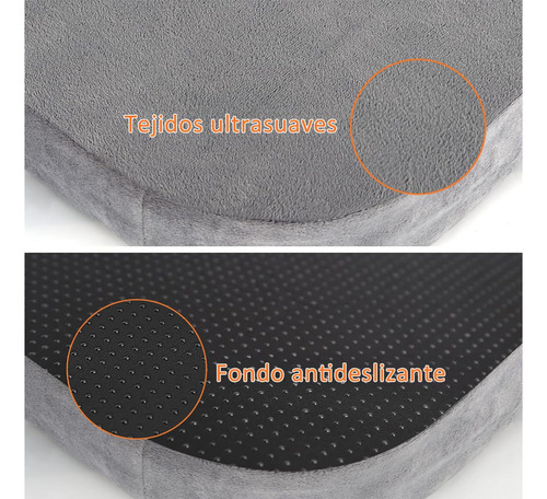 Cama Para Perros Grande Lavable Memory Foam 100x60 Cm