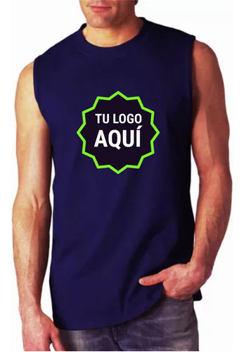 10 Musculosas Personalizadas En Vinilo Frase Logo Imagen 