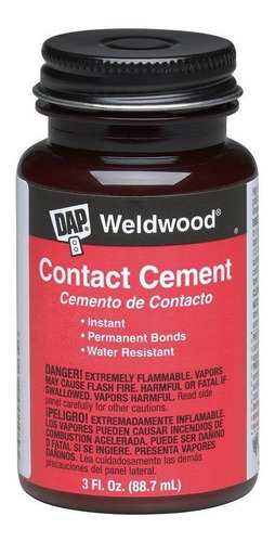 Dap 00107, 3 Onzas Cemento De Contacto Weldwood, Paquete De 