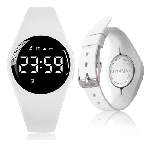 Huyvmay Reloj Podmetro De Fitness Sin Aplicacin Para Nios, N