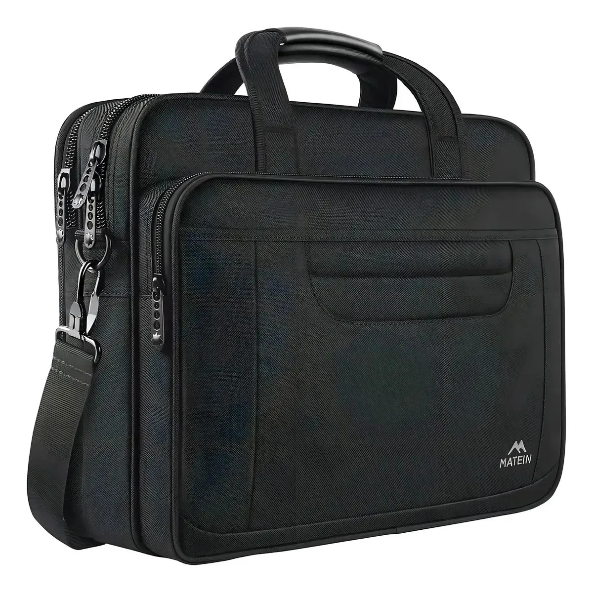 Maleta Para Notebook 15,6 Masculina Executiva Impermeável Acolchoada, Pasta Para Notebook Com Compartimentos, Bolsa Notebook Portátil Com Alça Transversal, Uso Como Bandoleira, Mat