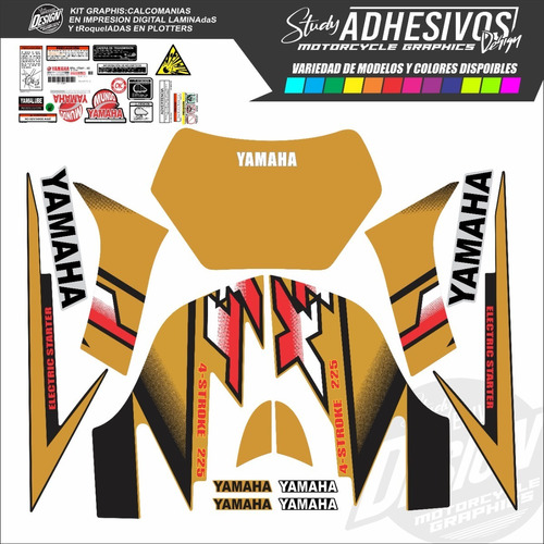 Calcomanias Yamaha Xt 225 Tipo Originales Kit Stickers