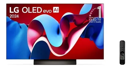 Smart Tv 4k 55 LG Oled Evo Oled55c4 Processador 9 Ger7 Ai