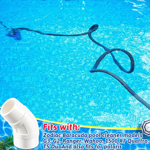 Codo Adaptador De Vacío Skimmer Adaptador De Manguera De Vac