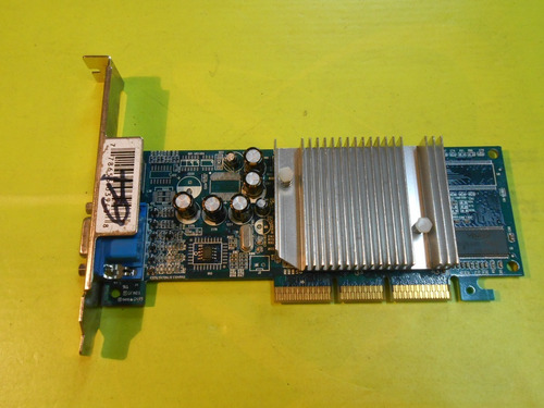 Placa De Video Agp Gf Mx4000 64mb Ddr Tv Out