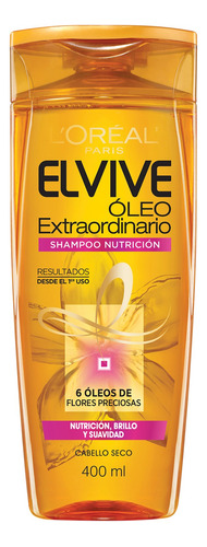 Shampoo Nutrición Óleo Extraordinario Elvive L'Oréal 400ml