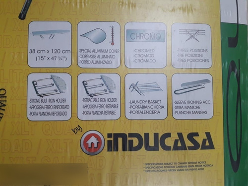 Mesa De Planchar Marca Inducasa Modelo De Luxe