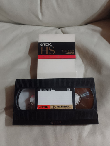 Cassette Vídeo Vhs Tdk Hs Sound Y Color