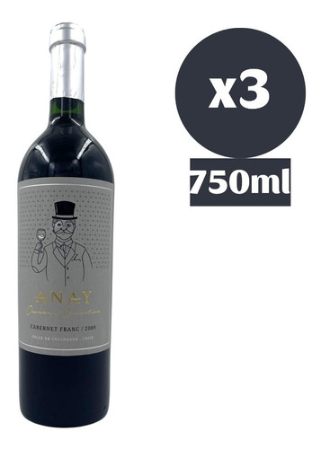 3x Vino Calcu Anay Owner's Collection Cabernet Franc 2009 