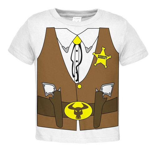 Sheriff Traje De Niño T-shirt