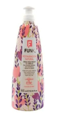 Crema Para Peinar Restauracion Natural Funk Lavanda Y Miel