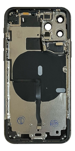 Carcasa Chasis +flexores Compatible Con Iphone 11 Pro A2215 Gris
