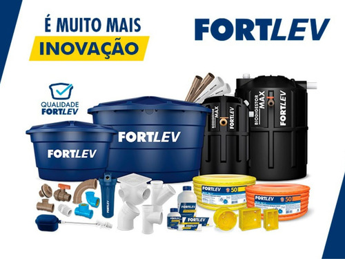 Cotovelo 100mm 45° Joelho Esgoto 4 Polegadas Branco Fortlev