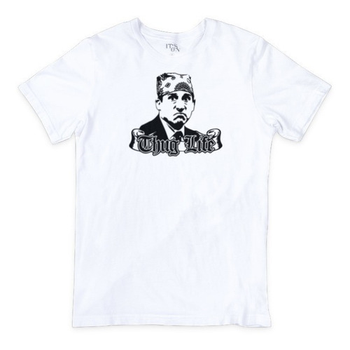 Playera Michael Scott Thug Life. The Office. Cholo.