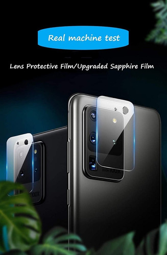 Imagen 5 de 10 de Protector Lente De Camara Galaxy S20 / S20 Plus / S20 Ultra