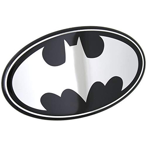 Fan Emblems Batman Logo Car Decal Domedblackchrome Acabado D