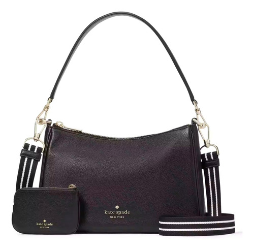 Bolso De Hombro De Cuero Kate Spade Rosie (negro)