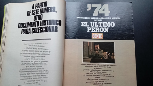 Revista Gente 963 1984 Destape Guerra Sucia Carolina 5/1 E (Usado)