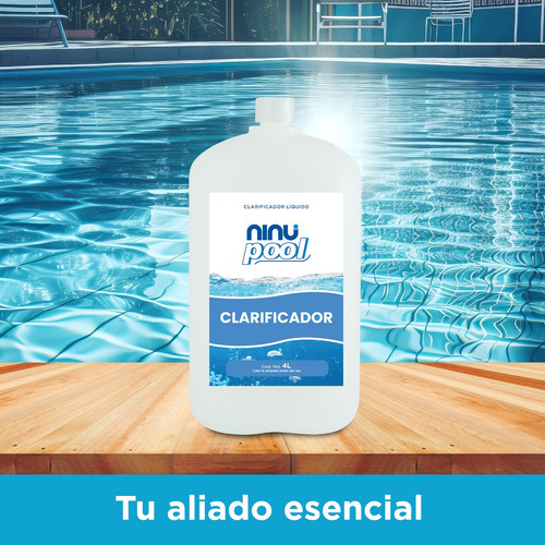Clarificador Liquido Para Alberca Piscina Ninu 4 Litros