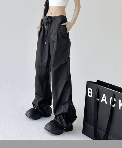 Pantalones Casuales De Verano De Pierna Ancha Para Mujer, Es