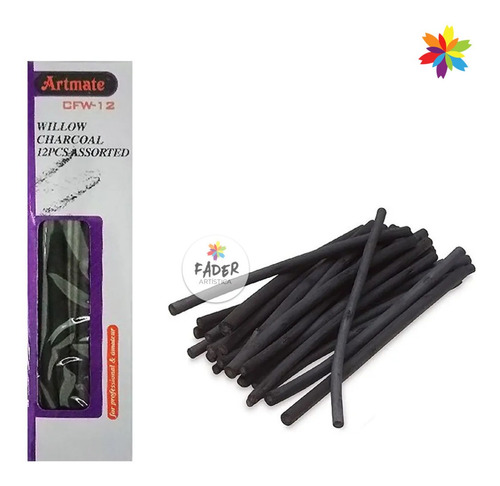 Carbonillas Charcoal Artmate X12 Unidades