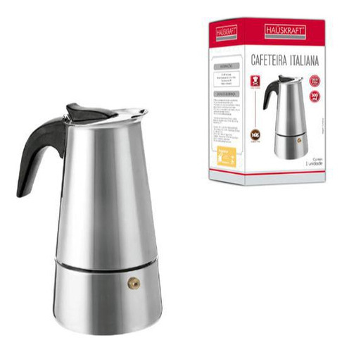 Cafeteira Italiana Inox Especial Expresso Faz 06 Xícaras Cor Amarelo claro N/A