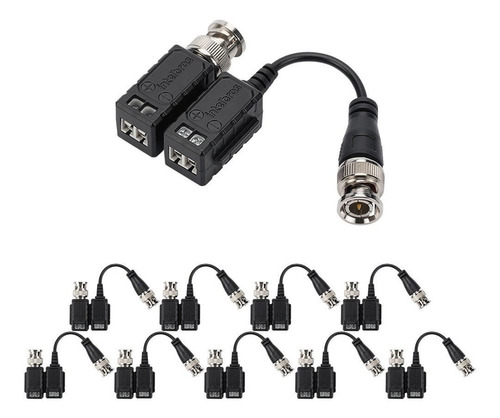 Kit 10 Balun Multi Hd Câmeras 4k Ultra Hd Vb 500 P Intelbras