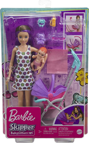 Barbie Skipper Babysitters, Niñera, Mattel