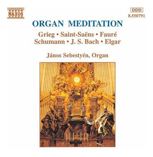 Cd De Meditaciones En Órgano De Janos Sebestyen