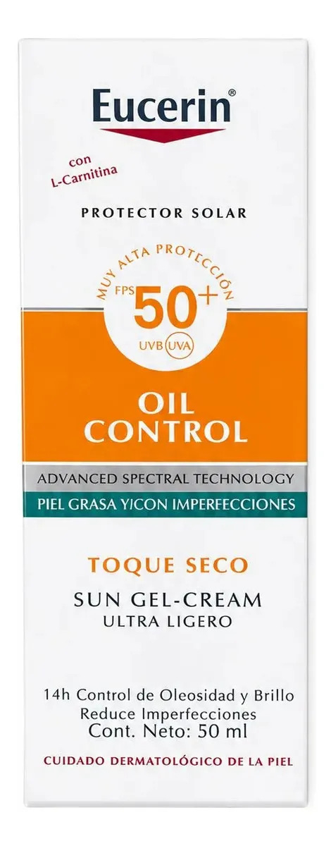 Protector Solar Eucerin Oil Control Sin Color