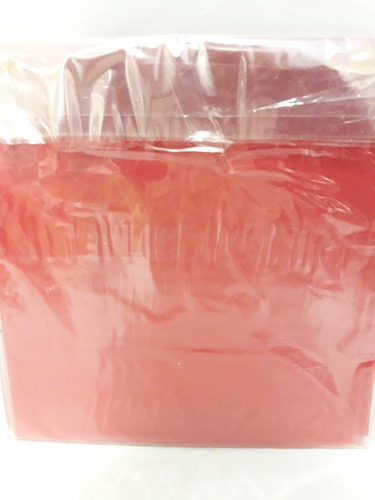 Mantel De Plastico Liso Rojo 120x180cm