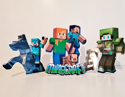 Kit Festa Lembrancinha Minecraft 73 Itens