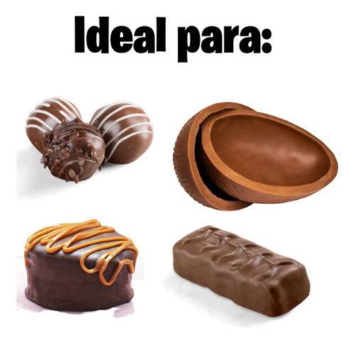 Cobertura Fracionada Sabor Chocolate Blend 2,1kg Top Harald